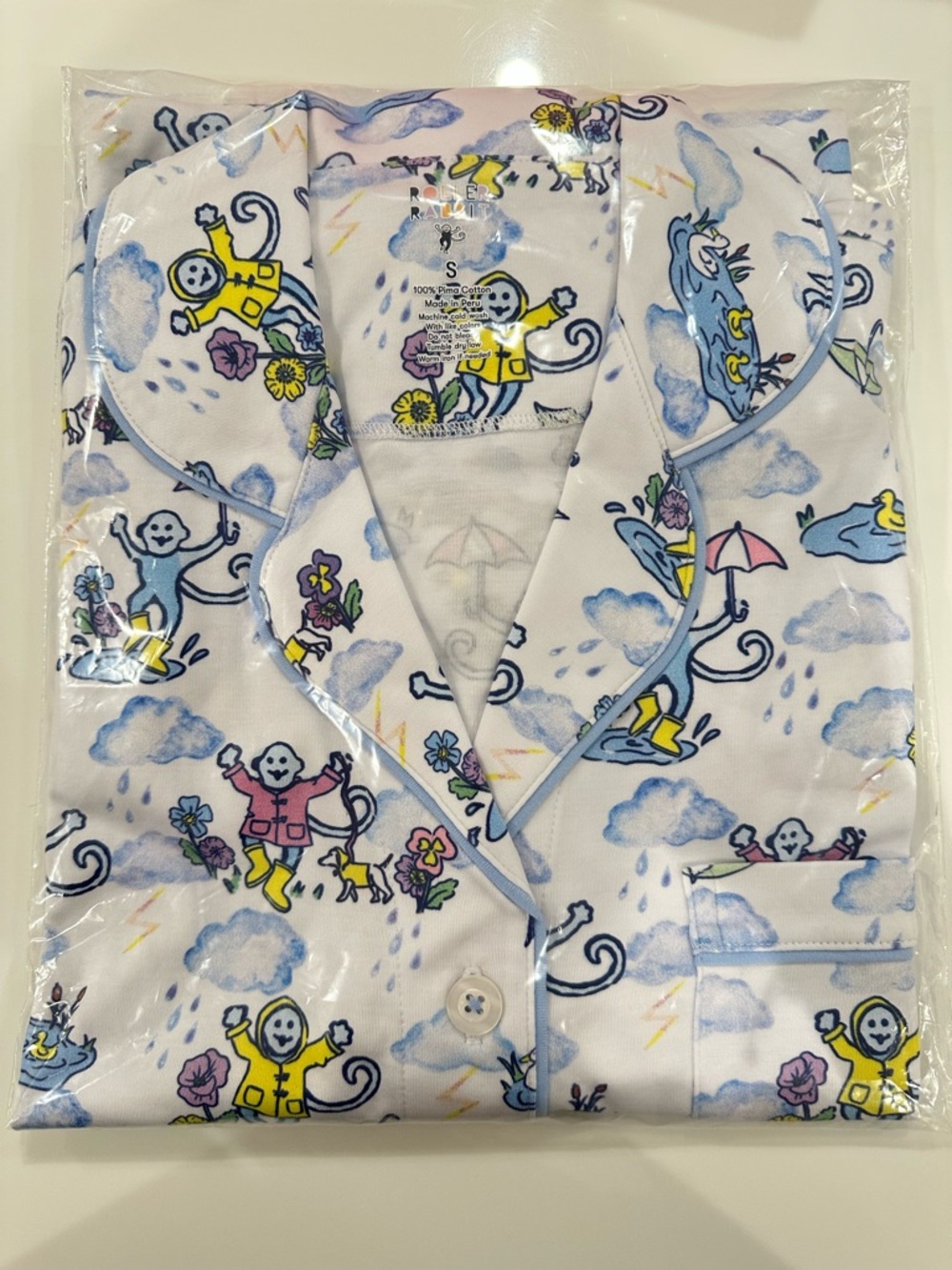 Roller Rabbit April Showers Polo Pajama Set